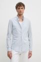 Pepe Jeans camicia in cotone MARIUS blu PM308561