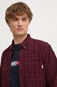 Рубашка из велюра Pepe Jeans MAREL бордо PM308725