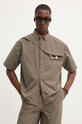 Heliot Emil shirt classic green HE.M.05.018.P04