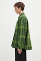 Wood Wood cotton shirt Day Heavy Flannel Shirt GOTS 10325302.5167 green AW24