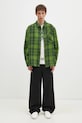 Wood Wood cotton shirt Day Heavy Flannel Shirt GOTS green 10325302.5167