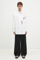 Bavlněná košile Wood Wood Rofus Oversized Print Shirt 12435315.1226 bílá
