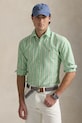 Βαμβακερό πουκάμισο Polo Ralph Lauren κανονικό πράσινο 710928918