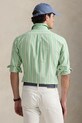 Βαμβακερό πουκάμισο Polo Ralph Lauren 710928918 πράσινο NC24