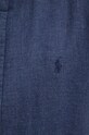 Bavlněná košile Polo Ralph Lauren 710953352 modrá AW24