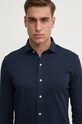 Бавовняна сорочка Polo Ralph Lauren 710958122 темно-синій