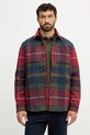 Barbour shirt jacket red MOS0400