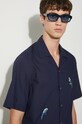 Paul Smith koszula bawełniana M1R.905UE.N01592 granatowy