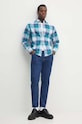 Gant camasa din bumbac 3240148 albastru AW24