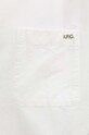 A.P.C. camasa din bumbac Chemise Mateo Logo COHAH.H12599 alb AW24
