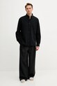 A.P.C. koszula bawełniana Chemise Mateo Logo COHAH.H12599 czarny AW25