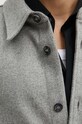 Шерстяная рубашка A.P.C. surchemise basile brodee poitrine WVBCV.H02918 серый AW24