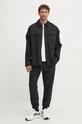 Хлопковая рубашка adidas Originals Premium Essentials Shirt IW0996 чёрный AW24