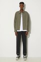 MM6 Maison Margiela cotton shirt SH0DT0012.M35152 green