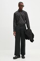 Bavlnená košeľa HUGO 50527459 čierna AW24