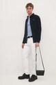 Вельветовая рубашка Calvin Klein Jeans J30J326188 тёмно-синий AW24