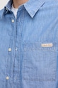 Бавовняна сорочка Calvin Klein Jeans J30J326676 блакитний AW24