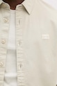 Džínová košile Calvin Klein Jeans J30J326680 béžová AW24