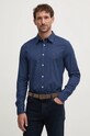Рубашка Tommy Hilfiger узор тёмно-синий MW0MW36846