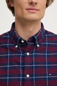 Oblečenie Bavlnená košeľa Tommy Hilfiger MW0MW37207 burgundské