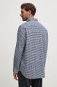 Tommy Hilfiger camicia in cotone blu navy MW0MW37324