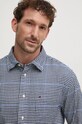 Хлопковая рубашка Tommy Hilfiger MW0MW37324 тёмно-синий