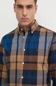 Tommy Hilfiger koszula bawełniana granatowy MW0MW37351