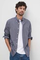 Хлопковая рубашка Tommy Hilfiger узор бордо MW0MW37363
