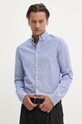 Košile Tommy Jeans slim modrá DM0DM09594