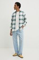 Бавовняна сорочка Tommy Jeans DM0DM19651 бежевий AW24