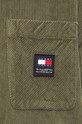 Tommy Jeans camasa din velur DM0DM19660 verde