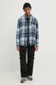 Tommy Jeans camicia in cotone DM0DM20597 blu AW24