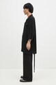 Хлопковая рубашка Rick Owens Magnum Tommy DU02D2290.CFL чёрный AW24