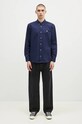 Carhartt WIP koszula bawełniana Longsleeve Madison Shirt I023339.2E2XX granatowy
