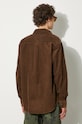 Clothing Carhartt WIP corduroy shirt Longsleeve Flint Shirt I029442.2Y02 brown