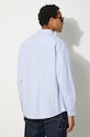 Clothing Carhartt WIP cotton shirt Longsleeve Dowlen I033815.2FWXX blue