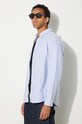 Carhartt WIP cotton shirt Longsleeve Dowlen blue I033815.2FWXX