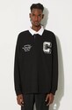 Carhartt WIP cotton longsleeve top Longsleeve Brown Ducks Rugby Shirt relaxed black I033832.0D2XX