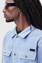 Вельветовая рубашка AllSaints CASTLEFORD M084OB голубой SS25