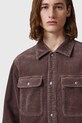 Πουκάμισο κοτλέ AllSaints CASTLEFORD M084OB καφέ SS25