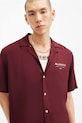 AllSaints camasa UNDERGROUND rosu M158SB
