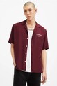 AllSaints camasa UNDERGROUND M158SB rosu