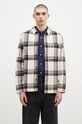 Πουκάμισο Fjallraven Singi Flannel Overshirt M χαλαρό μπεζ F12600226.113.555