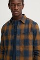 Bavlnená košeľa Timberland TB0A6V3PB681 tmavomodrá