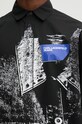 Karl Lagerfeld Jeans cămașă din bumbac 246D1605 negru AW24