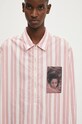Bavlněná košile Undercover x Twin Peaks červená UC2D4403