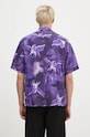 Clothing Aries shirt Pegasus Hawaiian Shirt AR4010402 violet
