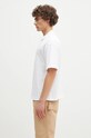 Βαμβακερό μπλουζάκι πόλο Barbour Dunand OS Polo Shirt MML1426 λευκό AW24