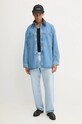 Джинсова сорочка Nanushka BEAUX NU24PFJK00553 блакитний AW24