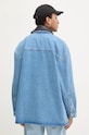 Odzież Nanushka koszula jeansowa BEAUX NU24PFJK00553 niebieski